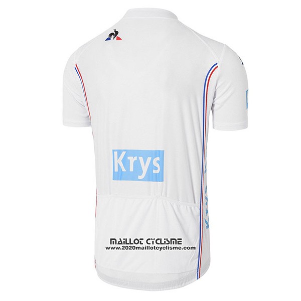 2017 Maillot Ciclismo Tour de France Blanc Manches Courtes et Cuissard